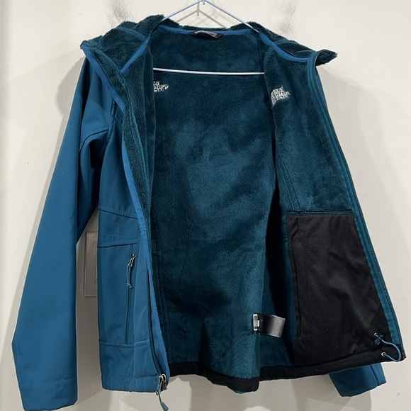 The North Facee Windwall Fleece Lined Preuss Softshelll in Dark Teal size XS - Picture 4 of 15